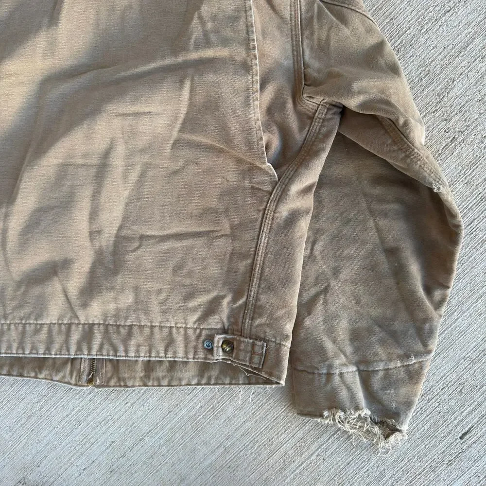 Carhartt J97 CML brown detroit work wear jacket - Picture 7 of 8